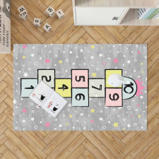 My carpet company kft Cute Játszószőnyeg 80x150cm ugróiskolás szürke lakástextília