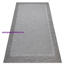 My carpet company kft Fonott sizal szőnyeg boho 46201575 Keret szürke 80x150 cm lakástextília
