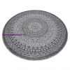 My carpet company kft Fonott sizal szőnyeg LOFT 21207 Rozetta Kör boho elefántcsont/ezüst/szürke kör 160 cm