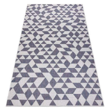 My carpet company kft Fonott sizal szőnyeg SION Geometriai, háromszögek 22373 lapos szövött ecru / kék / rózsaszín 160x... lakástextília