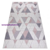 My carpet company kft Fonott sizal szőnyeg SION Geometriai, háromszögek 3006 lapos szövött ecru / rózsaszín 200x290 cm