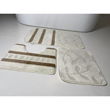 My carpet company kft Fürdőszobai szőnyeg 3 részes -krém kis leveles lakástextília