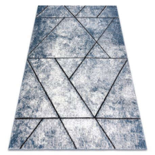 My carpet company kft Modern COZY szőnyeg 8872 Wall, Geometriai, háromszögek - kék 80x150 cm lakástextília