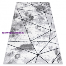 My carpet company kft Modern COZY szőnyeg Polygons, Geometriai, háromszögek - szürke 80x150 cm lakástextília