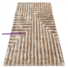 My carpet company kft Modern FLIM 010-B1 shaggy szőnyeg, labirintus - bézs 80x150 cm