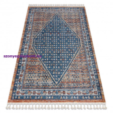 My carpet company kft Modern szőnyeg BELLE BG58A sötétkék / bézs Rojt 160x220 cm lakástextília