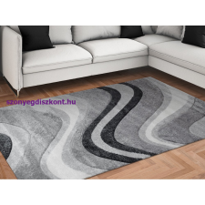 My carpet company kft Modern szőnyeg, Franc 0439 szürke 60x110cm szőnyeg lakástextília