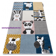 My carpet company kft PETIT szőnyeg ZOO ÁLLATOK krém / szürke 80x150 cm lakástextília