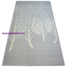 My carpet company kft Scandi szőnyeg 18281/652 - LEVELEK szürke krém 160x230 cm lakástextília