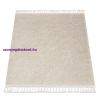My carpet company kft Szőnyeg BERBER 9000 square krém Rojt shaggy 160x160 cm