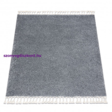 My carpet company kft Szőnyeg BERBER 9000 square szürke Rojt shaggy 160x160 cm lakástextília