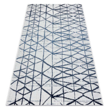 My carpet company kft Szőnyeg COLOR 47278306 SISAL vonalak, háromszögek bézs / kék 120x170 cm lakástextília