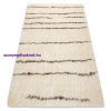 My carpet company kft Szőnyeg FLUFFY 2371 shaggy csík - krém / bézs 140x190 cm