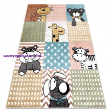 My carpet company kft Szőnyeg FUN Pets gyerekeknek, állatok színes 80x150 cm lakástextília