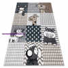 My carpet company kft Szőnyeg FUN Pets gyerekeknek, állatok szürke 160x220 cm