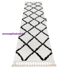My carpet company kft Szőnyeg, futószőnyeg BERBER CROSS fehér -80x250 cm lakástextília