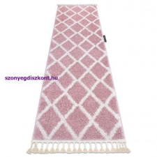My carpet company kft Szőnyeg, futószőnyeg BERBER TROIK rózsaszín -80x300 cm lakástextília