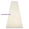 My carpet company kft Szőnyeg, futószőnyeg SOFFI shaggy 2cm krém -80x200 cm