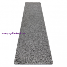 My carpet company kft Szőnyeg, futószőnyeg SOFFI shaggy 2cm szürke -80x250 cm lakástextília