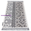 My carpet company kft Szőnyeg MAROC P659 Azték, Etnikai szürke Rojt Berber shaggy 120x170 cm
