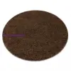 My carpet company kft Szőnyeg SOFFI kör shaggy 2cm barna kör 80 cm