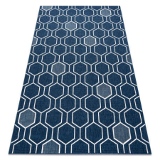 My carpet company kft Szőnyeg SPRING 20404994 Hatszög szizál, hurkolt - kék 80x150 cm lakástextília
