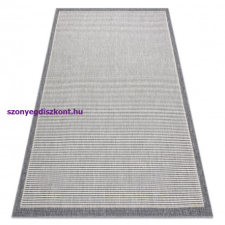 My carpet company kft Szőnyeg SPRING 20411332 vonalak, szizál, hurkolt - szürke 120x170 cm lakástextília