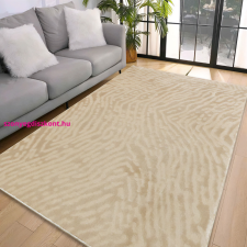 My carpet Den. Deluxy design Bézs Puha Szőnyeg 80x150cm-hátul gumis lakástextília