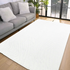 My carpet Den. Deluxy design fehér Puha Szőnyeg 66x220cm-hátul gumis lakástextília