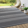 My carpet Ér. Sizal szőnyeg Szürke csíkos 80x200cm szőnyeg