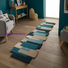 My carpet FL. COLLAGE TEAL 60X230 lakástextília