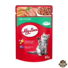 My Love Kitten Alutasakos Macskaeledel Csirke 80g macskaeledel