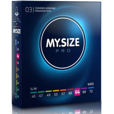  MY SIZE - prémium 64 mm óvszer, 3 db-os kiszerelés óvszer