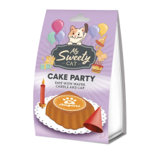 My Sweety Cat születésnapi torta macskáknak, ostyával jutalomfalat macskáknak