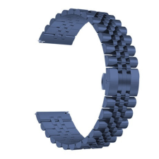 Mybandz 22SKU2602 steelo fém óraszíj / kék / 22mm okosóra kellék