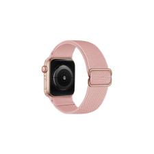Mybandz Apple Watch S1/2/3/4/5/6/7 Rugalmas szövet szíj 38/40/41mm - Púder okosóra kellék