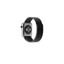 Mybandz Apple Watch S1/2/3/4/5/6 Milánói fém szíj 38/40mm - Fekete okosóra kellék