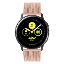 MYBANDZ Csatos milánói fém óraszíj / rosegold / 20mm okosóra kellék