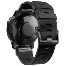 MYBANDZ Szövet óraszíj-fekete (26mm QuickFit ) okosóra kellék