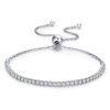  MyCharm Csillogó Elegancia 925 Ezüst Cirkónia Köves Állítható Karkötő