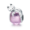 MyCharm Cuki Alvó Macska S925 ezüst Charm