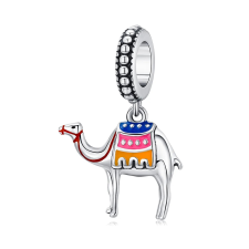  MyCharm Színes Teve 925 Ezüst Charm & Medál medál