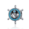  MyCharm Vitorlás Kormány & Horgony 925 Ezüst Charm