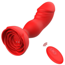 MyPlayToys Vibráló dugó Rosy Juliet 10 x 3.5cm piros anál