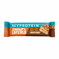 MYPROTEIN Crispy Layered Bar, Csokoládé/Karamell 58 g vitamin és táplálékkiegészítő