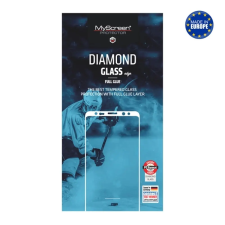 Myscreen DIAMOND GLASS EDGE képernyővédő üveg (2.5D, 0.33mm, 9H) FEKETE mobiltelefon kellék