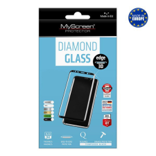 Myscreen DIAMOND GLASS EDGE képernyővédő üveg (3D full cover, íves, karcálló, 0.33 mm, 9H) FEKETE [Apple iPhone SE 3 (2022)] mobiltelefon kellék
