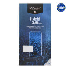 Myscreen HYBRIDGLASS képernyővédő üveg (flexibilis. ütésállóság. 0.15mm. 8H. NEM íves) ÁTLÁTSZÓ mobiltelefon kellék