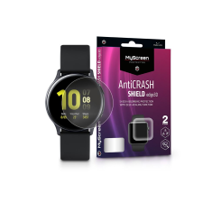 Myscreen Protector AntiCrash Shield Edge3D Samsung Galaxy Watch Active 2 (40mm) ütésálló kijelzővédő fólia 2db/csomag (LA-1909) (LA-1909) okosóra kellék