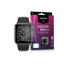 MyScreen Protector Apple Watch Series 6/SE (44 mm) ütésálló képernyővédő fólia - MyScreen Protector AntiCrash Shield Edge3D - 2 db/csomag - transparent mobiltelefon kellék